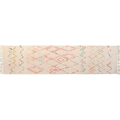 DKD Home Decor Tapis Losanges Multicolore 60x240 cm (1/5)