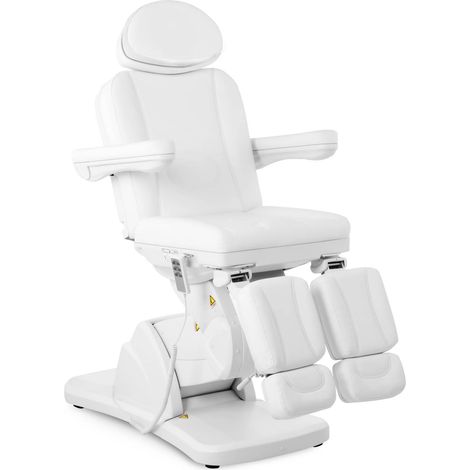 Fauteuil de pédicure - physa - Cadre : acier inoxydable - Revêtement : similicuir (PUR) - Blanc (1/5)