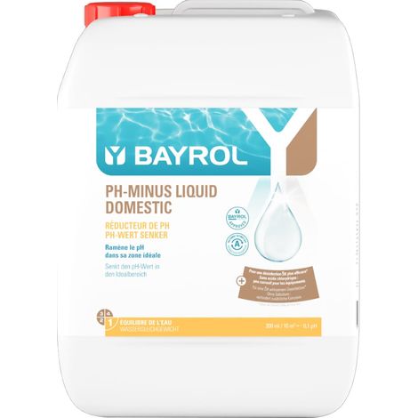 Équilibre de l'eau - pH-Minus LIQUID domestic 10L - Bayrol (1/3)