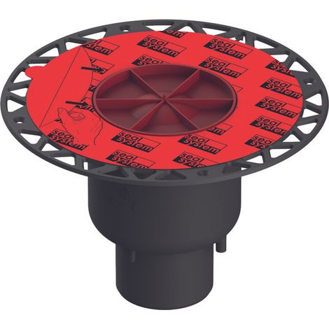 Sumidero TECEdrainpoint S, vertical, con brida universal Seal