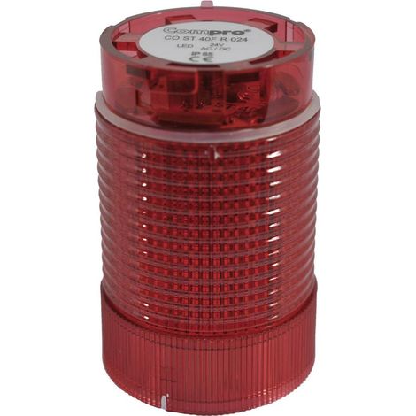 Elément de colonne de signalisation ComPro CO ST 40 RL 024 24 V AC/DC lumière permanente, feu clignotant N/A IP65 1 pc(s) S63823 (1/3)