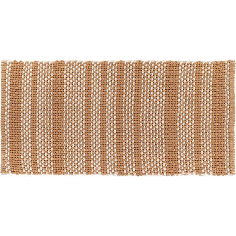 Tappeto anna in cotone 45x90cm - beige - Tendance