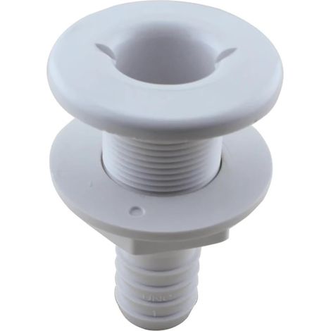 Raccord traversant de Coque en Plastique ABS Blanc, 5/8 Pouces, 3/4 Pouces, 1 Pouce, 1-1/4 Pouces, 1-1/2 Pouces, 2 Pouces, matériel Marin, Sorties de Coque(75mm) (1/5)