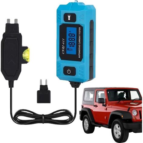 Testeur électrique automobile – Jauge de contrôle de tension 4,33 x 1,77 x 1,18 pouces, instrument de diagnostic de circuit, équipement de test de relais pour la réparation automobile Moteur de véhi (1/5)
