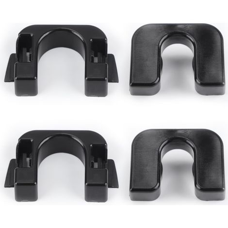 set 1539663 elementi di fissaggio per ripiano posteriore per bagagliaio 015532109E compatibili con Ford Fiesta MK3 Mk7 Mk8 B-Max C-Max per copertura vano bagagli, plastica