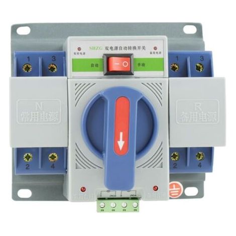 1 pc Commutateur de transfert automatique 220V 63A 2P Mini Dual Power T (1/4)