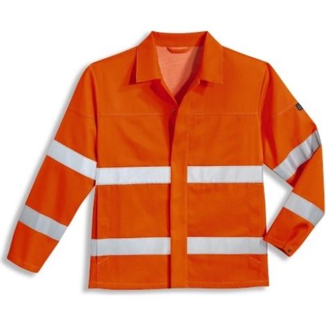 Uvex Protection Flash Herren-Arbeitsjacke - Warnorange Männer-Sicherheitsjacke - Optimale Sichtbarkeit: 90 (1/2)