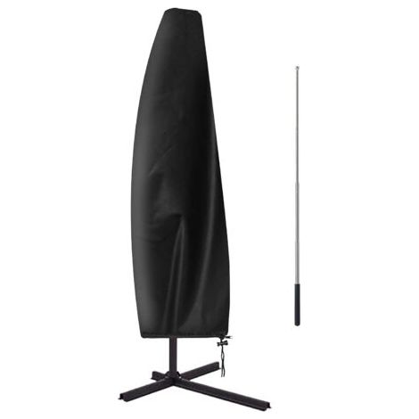 Housse de Protection pour Parasol déporté - Étanche et Coupe-Vent - Résistante - avec Fermeture éclair - 280 x 30 x 80/46 cm… (1/5)