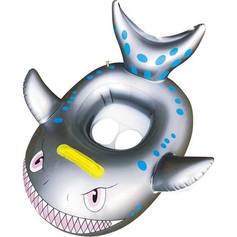 FENOPLASTICABouée de natation bébé gonflable - Modèles animaux mignons, siège intégré, 0-5 ans (1/3)