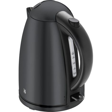 WMF Stelio Edelstahl Wasserkocher schwarz matt 1,7L 2400W (1/5)