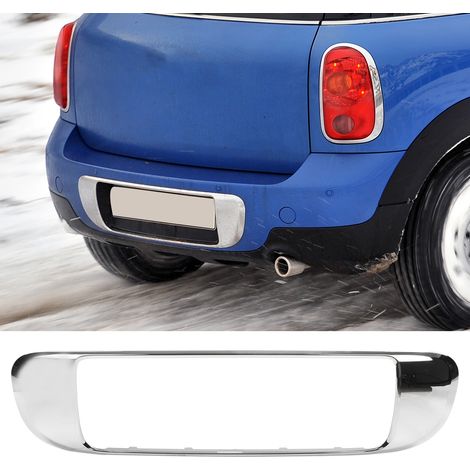 MINI Countryman R60 (2010–2016) – Ersatz-Kennzeichenblende hinten 51129804577 – galvanisiert (große Ausführung) (1/5)