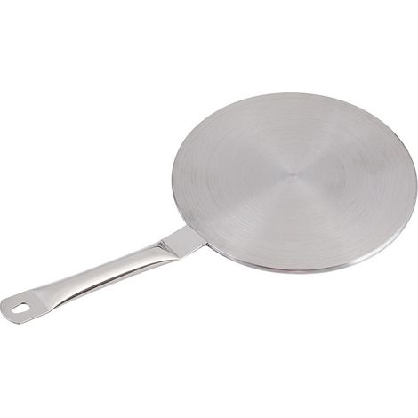 Diffuseur de chaleur en acier inoxydable pour cuisinières à gaz/électriques/à induction, 22 cm (1/5)