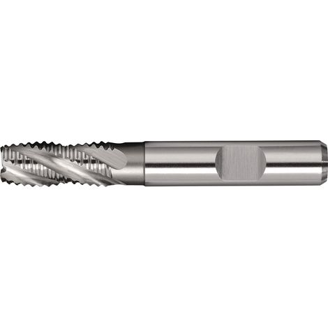 TECWERK Schaftfräser DIN 844 Typ NR Nenn-Ø 20 mm Einsatzlänge 52 mmHSS-Co5 DIN 1835 B Schneidenanzahl 4 kurz