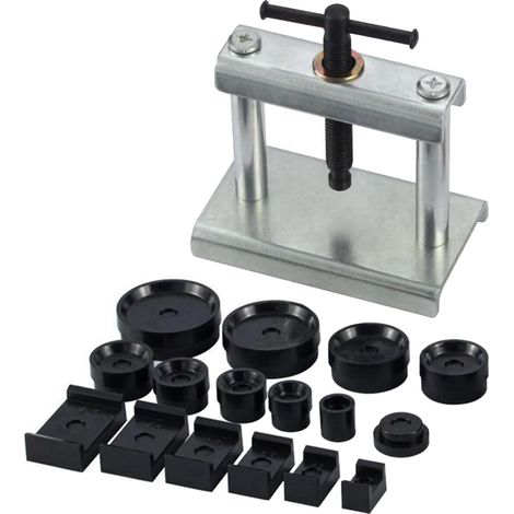 Pince à fermeture de boîtier de montre avec 18 matrices, outil de réparation mécanique pour changement de batterie (1/5)