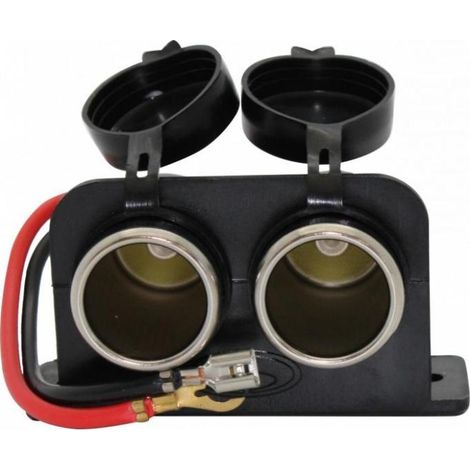 Double Prise allume cigare 12V 24V 2x 5A Max (1/3)