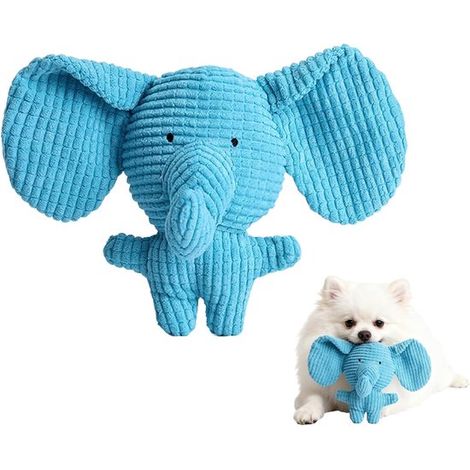 Petit éléphant pour chien anti-stress - Jouet 2026 anti-stress - Jouet couineur - Jouet interactif indestructible pour chien (1/5)