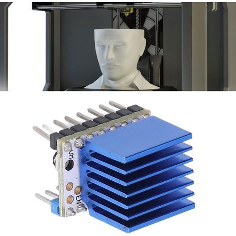 Die Steuerplatine TMC2208 V1.2 für 3D-Drucker verfügt über einen Schrittmotortreiber mit einem Strom von 1,4 A und einem Spitzenstrom von 2 A. (1/5)