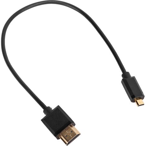Câble adaptateur HD Multimedia Interface vers micro HD Multimedia Interface (transmission bidirectionnelle A vers D) HD Multimedia Interface 2.0 10,2 Gbit/s 4K 2K 60 Hz 0,3 m / 0,98 pi (1/5)