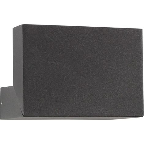 Merano Charleston Applique Extérieure Moderne Anthracite Aluminium Verre Clair LED 10W 298Lm 3000K IP65