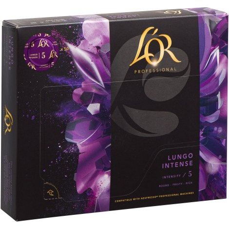Capsule Suprême Lungo Intense L'OR Professional - Boite de 50 - Compatible Nespresso Pro (1/4)