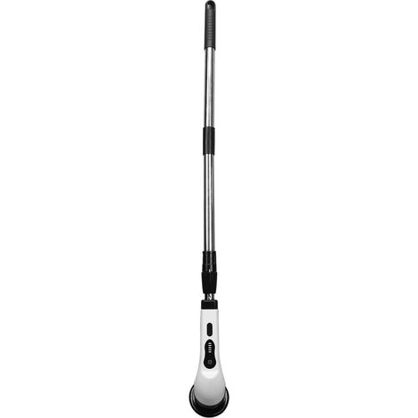 Electric scrubber with 97cm adjustable handle, brush (1/5)