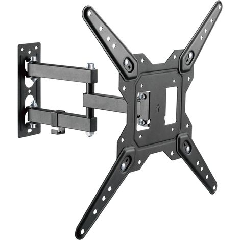 Soporte de pared Kruger&Matz de 30 kg para televisores de 23 a 55 pulgadas, ajustable.