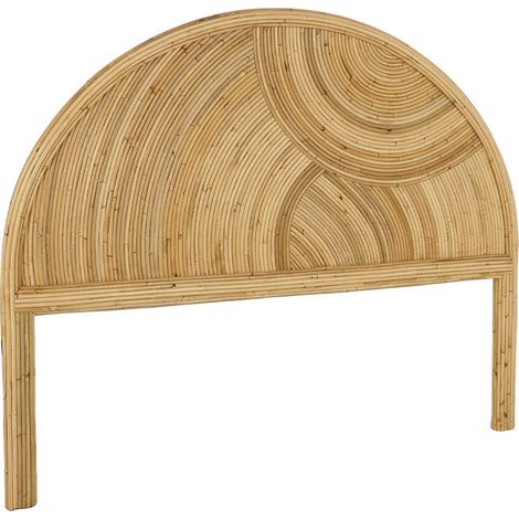 sweeek - Kopfteil aus natürlichem Rattan