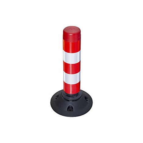 MORAVIA LeitPin - Modell 46-TL, Höhe 460 mm - rot-weiß reflektierend Absperrung (1/2)