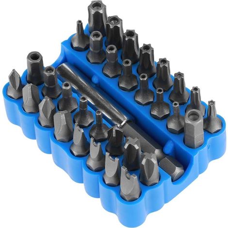 Jeu d'embouts de tournevis, 33 pièces, tournevis magnétique multifonctionnel B (1/5)