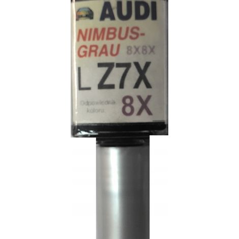 Reparación de arañazos en la pintura del Audi LZ7X 8X color gris nimbus, 10 ml de Arasystem (1/5)