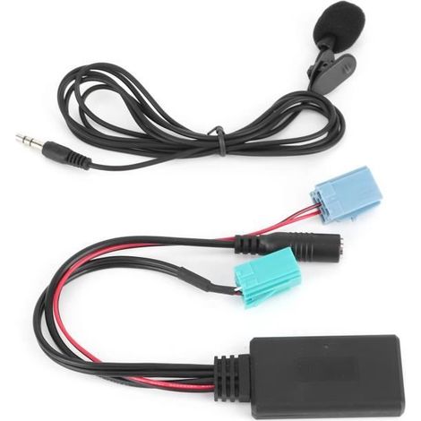 Adaptateur AUX Bluetooth pour Renault Clio 2005-2011 - Sonew - 6Pin - Microphone (1/4)