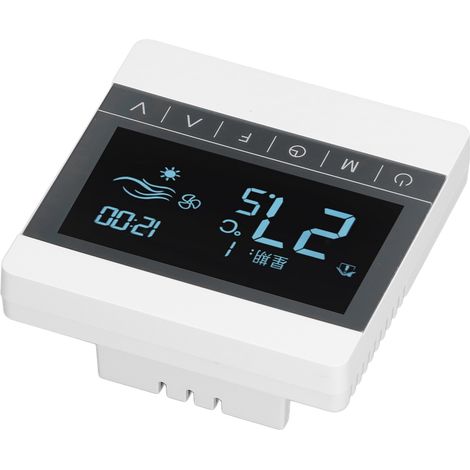 Thermostat domestique, thermostat de chauffage électrique, panneau de commande de température intelligent AC220V (1/5)