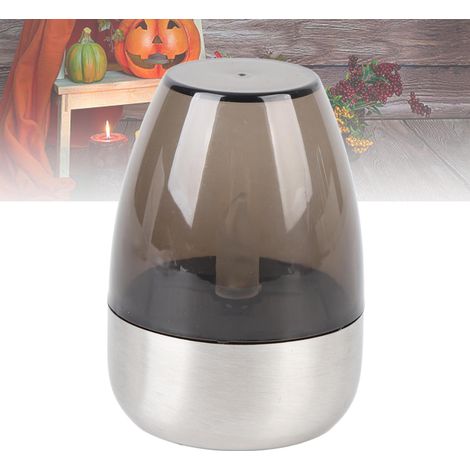 Multifunktionale Solarkerze, wetterfeste Gartenleuchte für Wege, Terrassen, Rasenflächen und Höfe, Schwarz – Modell enthalten, 600-mAh-Li-Ionen-Akku, Edelstahl + Kunststoff, Gewicht 70 g (1/5)