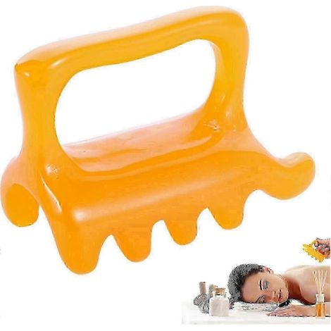 Nouvel outil de massage des fascias, masseur de points de pression  Mini outil de massage Guasha pour le dos, la nuque, le visage et les jambes : relaxant et efficace contre la cellulite. (1/5)