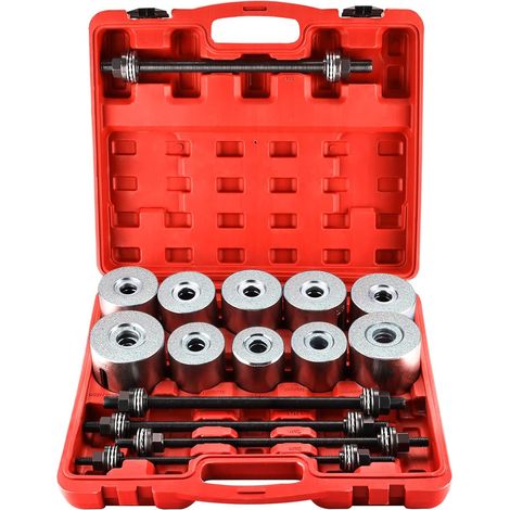 Set di 27 estrattori Silentlager - Boccole in gomma e cuscinetti per assi - Strumento di montaggio e smontaggio