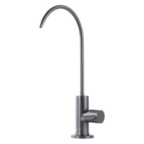 Robinet d'évier de Cuisine Gris à col de Cygne avec Filtre de Refroidissement Rotatif (1/5)