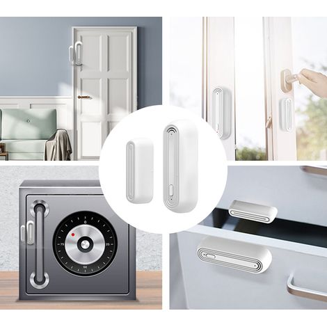 Der intelligente WLAN-Alarmsensor Tuya WiFi für Türen und Fenster ist mit Alexa und Google kompatibel. (1/5)