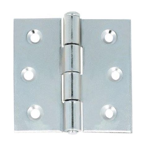 CERNIERE PESANTI CON SPINA A LEVARE IN FERRO ZINCATO 50 X 50 MM. 2 PZ.