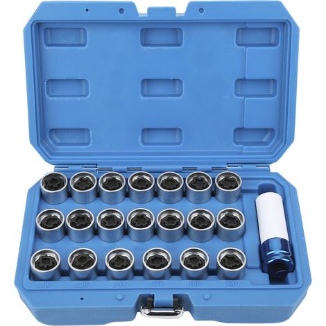 21 piece/set wheel lock wheel nut key set remover Installation Anti-theft Kit suitable for Mini series E12 E21 E23 Wheel lock wheel nut set. (1/5)