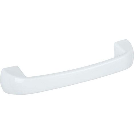 Barre d'appui WC Pure, Poignée murale Salle de Bain, fixation murale, Plastique, 28,5x5x6,5 cm, blanc (1/4)