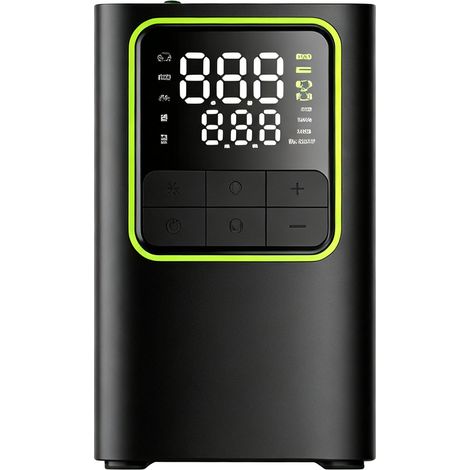 Pompe gonflage pneus portable 150PSI – Jauge pression numérique 6000mAh grande capacité gonflage rapide voiture moto (1/5)