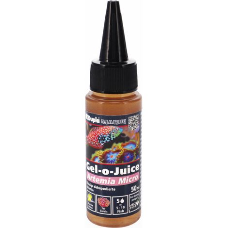 Dupla Marin Gel-o-Juice Artemia micro, 50 ml - Flüssigfutter für Aquarienfische