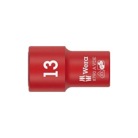 Vaso  8790  A VDE  1/4" SW  13mm L.41mm  WERA (1/5)
