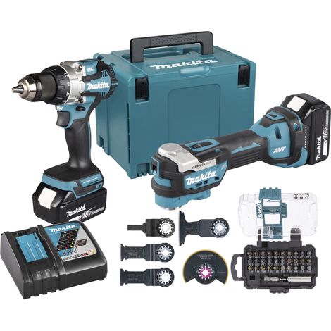 Kit combiné sans fil Makita 18 V - DDF489 + DTM52 avec E-13552 + E-29854 dans le MAKPAC