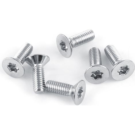 50 vis à métaux à tête plate en acier inoxydable SS304 M4 (1/5)