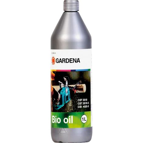 GARDENA 06006-20 Bio-Kettenöl, 1 l Olio per catena biologico (1/4)