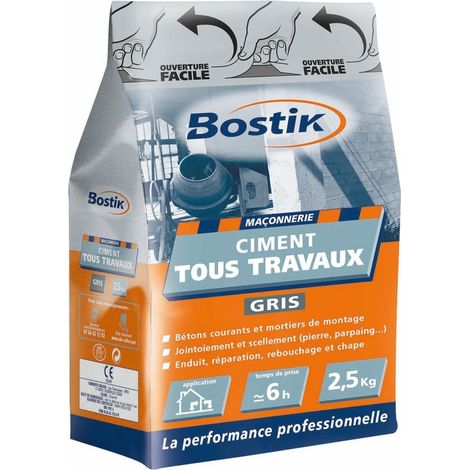 Bostik Cemento Tutti i Lavori 2,5 kg Grigio - Bostik