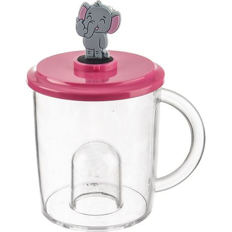 Tazza per bambini con statuina di elefante, 240 ml