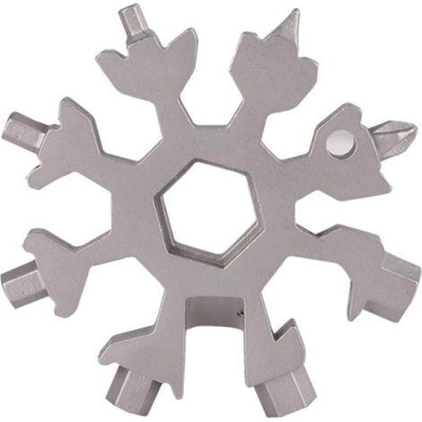 Clé multi-outils 18-en-1 inox tournevis, pour petits travaux (1/5)