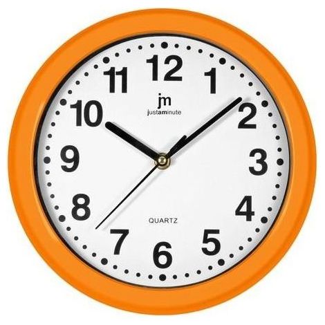 Lowell Orologio Parete Abs 25cm Arancione (1/2)